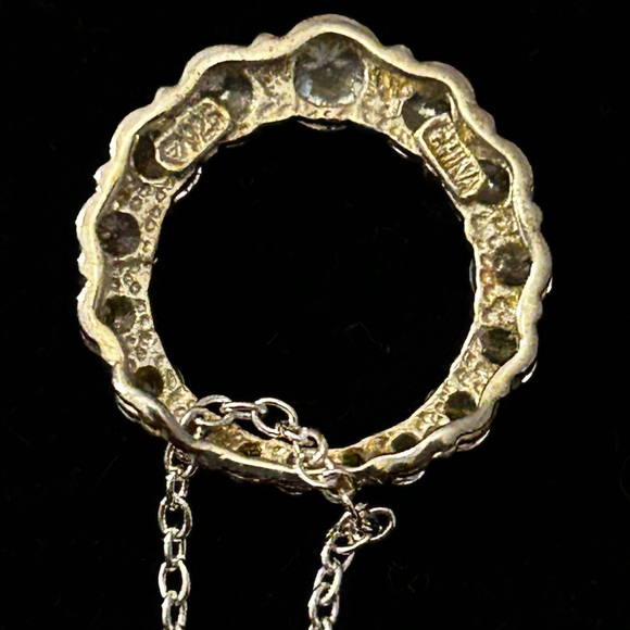 925 Silver Circle Pendant & 925 Necklace - Picture 5 of 5